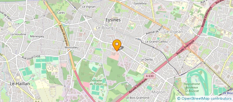 localisation de l'entreprise NEW WOD  EYSINES