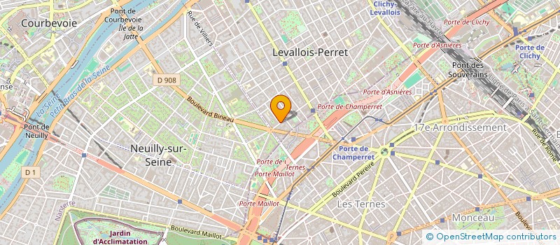 localisation de l'entreprise NEW YAMADA 8 à LEVALLOIS-PERRET