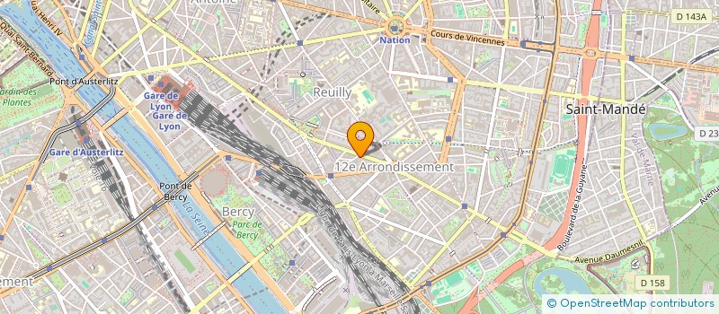 localisation de l'entreprise NEW YEKO  PARIS 12