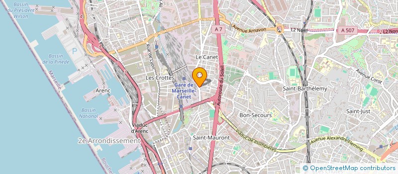 localisation de l'entreprise NEW YORK à MARSEILLE