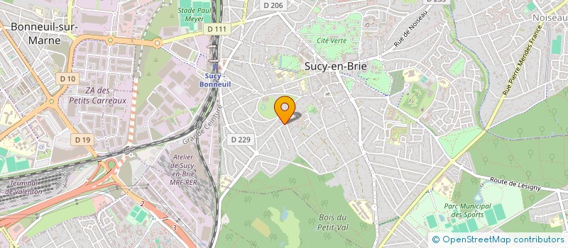 localisation de l'entreprise NEW YORK HOT DOG  SUCY-EN-BRIE