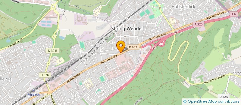 localisation de l'entreprise NEW YORK RESTAURANT STYLE AMERICAIN  STIRING-WENDEL