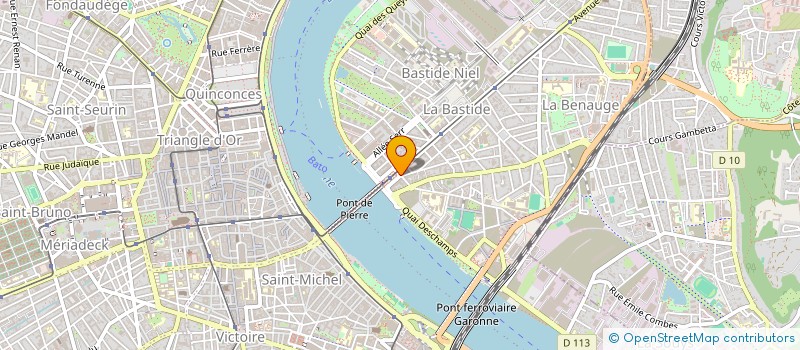 localisation de l'entreprise NEW YORK STALINGRAD  BORDEAUX