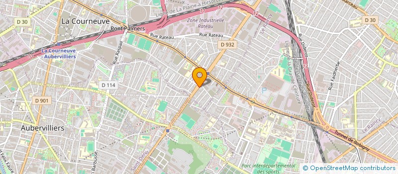 localisation de l'entreprise NEW ZAIQA à LA COURNEUVE
