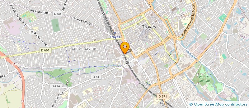 localisation de l'entreprise NEWAC à TROYES