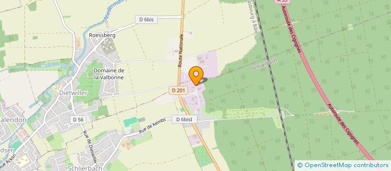 localisation de l'entreprise NEWAIRPARK - SERVICE à DIETWILLER