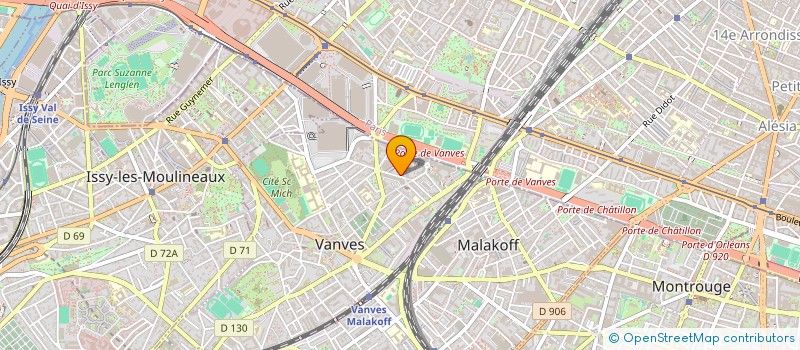 localisation de l'entreprise NEWANVOPTIC  VANVES