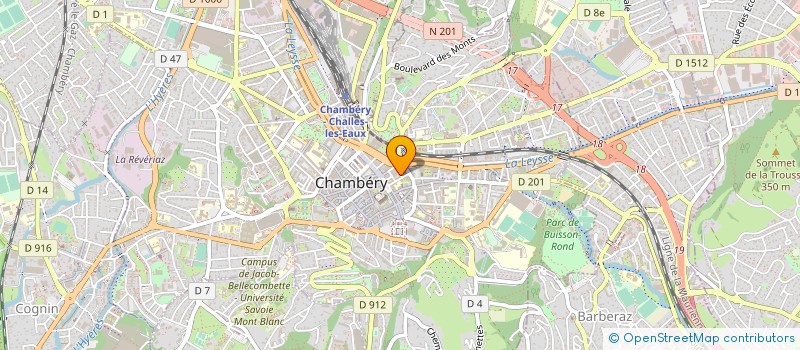 localisation de l'entreprise NEWARU  CHAMBERY