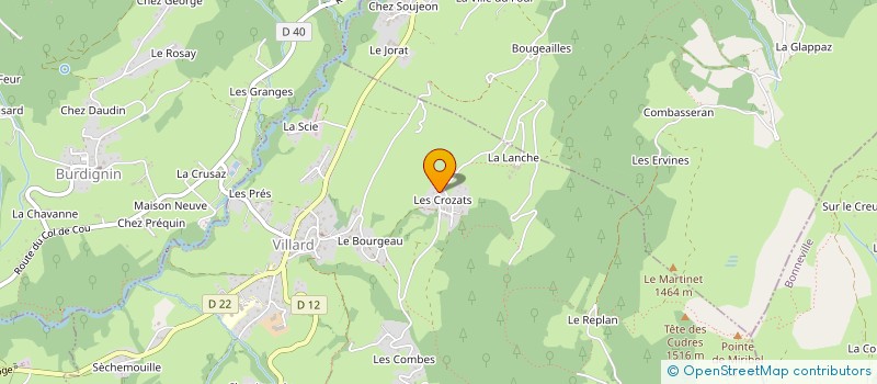 localisation de l'entreprise NEWAVE  VILLARD