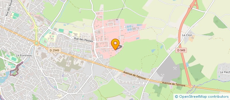 localisation de l'entreprise NEWAVE à LES SABLES-D'OLONNE