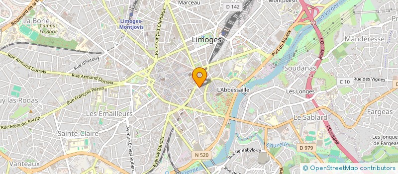 localisation de l'entreprise NEWAVE.CORE à LIMOGES