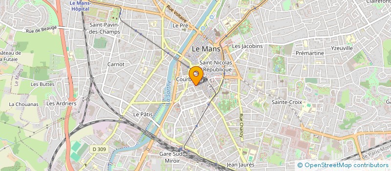 localisation de l'entreprise NEWBORNE à LE MANS