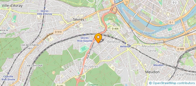 localisation de l'entreprise NEWBRIDGES à SEVRES