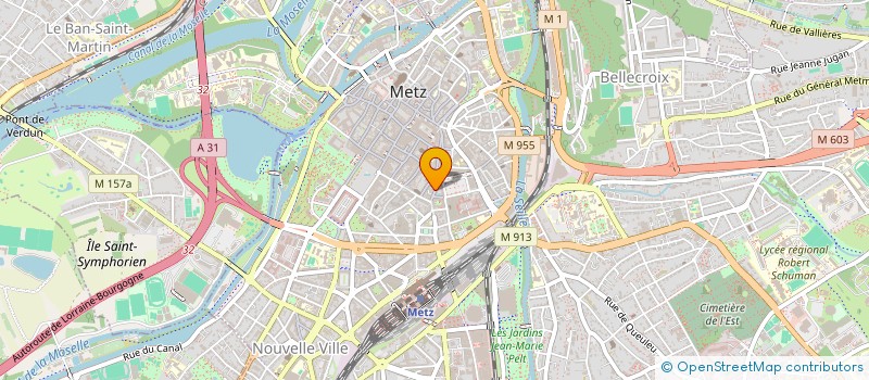 localisation de l'entreprise NEWBURY à METZ
