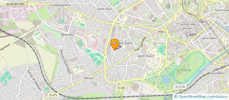 localisation de l'entreprise NEWBURY à CAEN