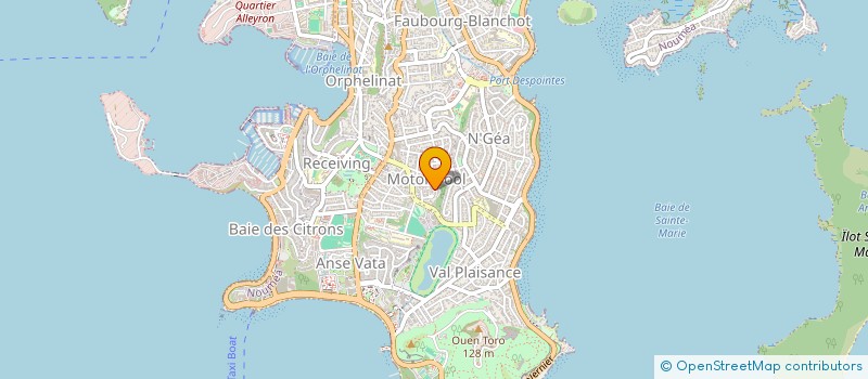 localisation de l'entreprise NEWCAL FUSION à NOUMEA