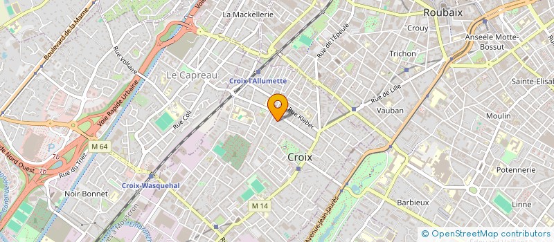 localisation de l'entreprise NEWCAT à CROIX