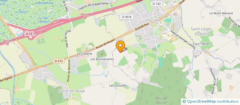 localisation de l'entreprise NEWCO  BEUVRON-EN-AUGE