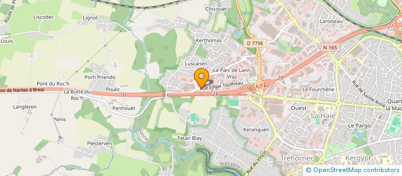 localisation de l'entreprise NEWCO à PLOEREN