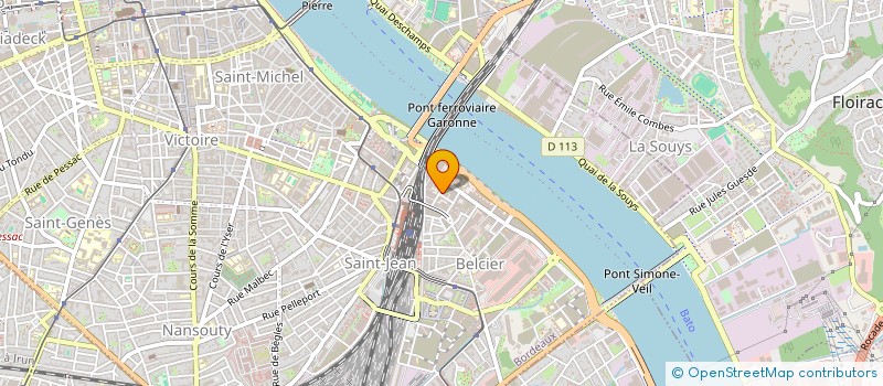 localisation de l'entreprise NEWCO à BORDEAUX