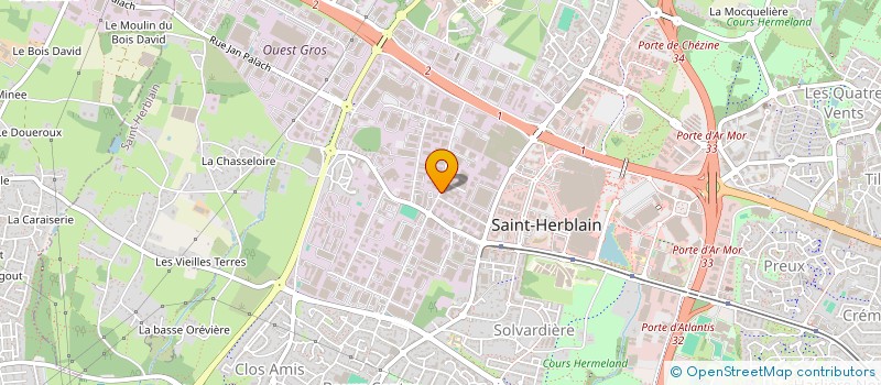 localisation de l'entreprise NEWCO à SAINT-HERBLAIN