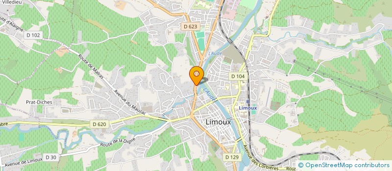 localisation de l'entreprise NEWCO  LIMOUX