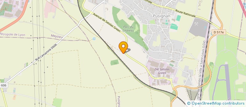 localisation de l'entreprise NEWCO IV  PUSIGNAN