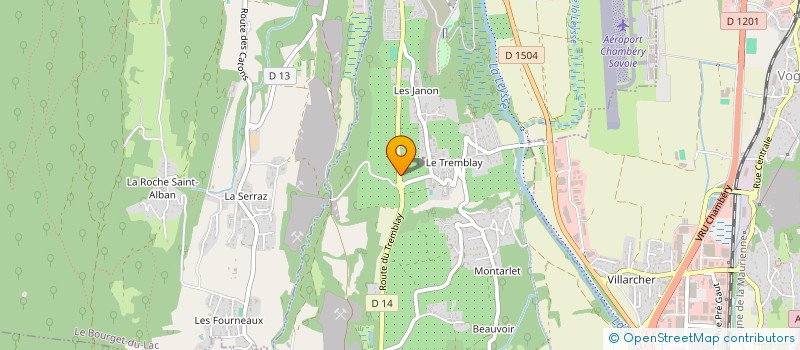 localisation de l'entreprise NEWCO LE GRILLON  LA MOTTE-SERVOLEX