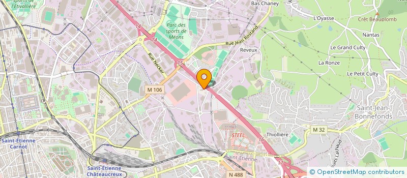 localisation de l'entreprise NEWCOB  SAINT-ETIENNE