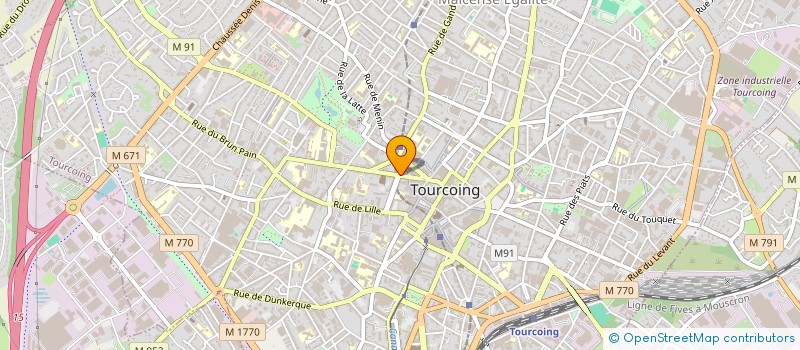 localisation de l'entreprise NEWCOM à TOURCOING