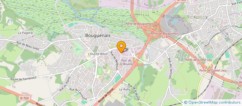 localisation de l'entreprise NEWCOM OUEST à BOUGUENAIS