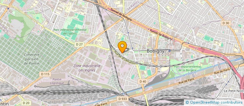 localisation de l'entreprise NEWCOMMERCE à BOBIGNY