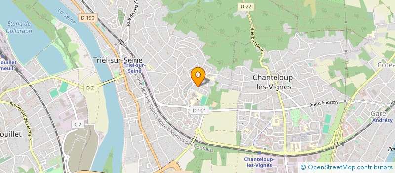 localisation de l'entreprise NEWCOMPT  TRIEL SUR SEINE