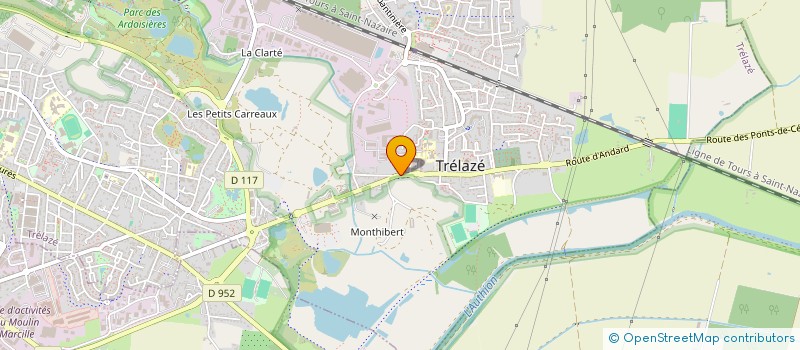 localisation de l'entreprise NEWCOUR  TRELAZE