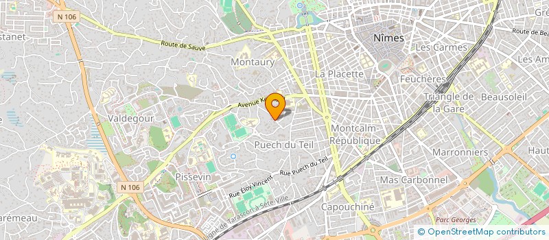 localisation de l'entreprise NEWD  NIMES