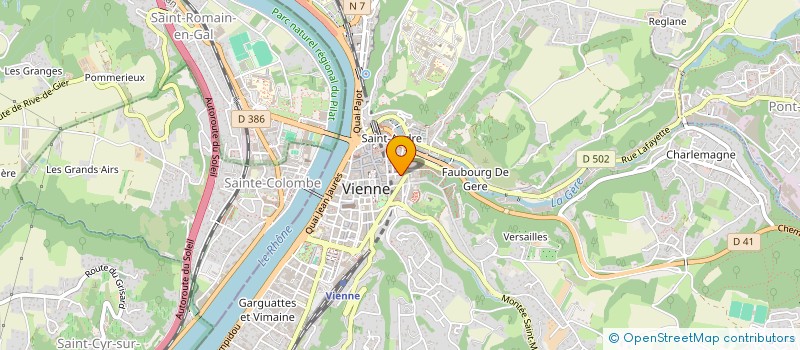 localisation de l'entreprise NEWDAY SAXE à VIENNE
