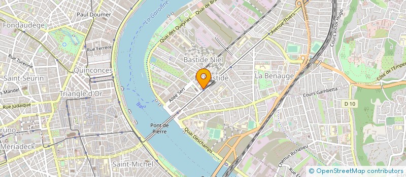 localisation de l'entreprise NEWDEAL INSTITUT  BORDEAUX