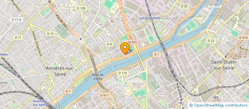 localisation de l'entreprise NEWDECO à ASNIERES-SUR-SEINE