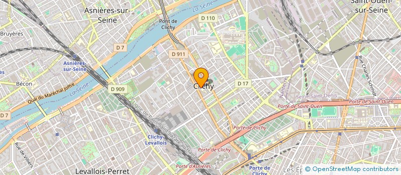localisation de l'entreprise NEWDELICES à CLICHY