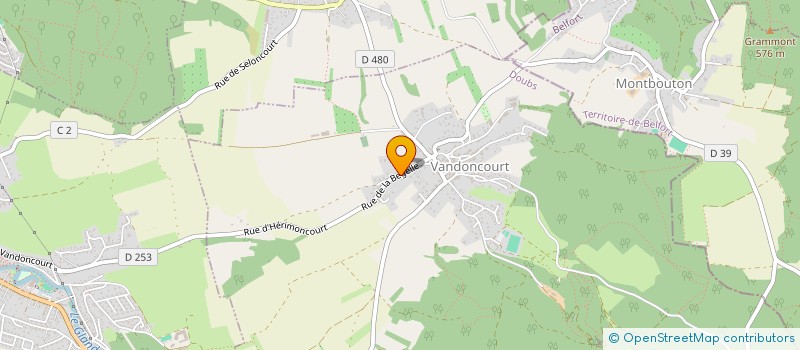 localisation de l'entreprise NEWELEC BESSOT M ET SPAGNUL P  VANDONCOURT