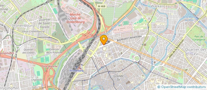 localisation de l'entreprise NEWEVA à STRASBOURG