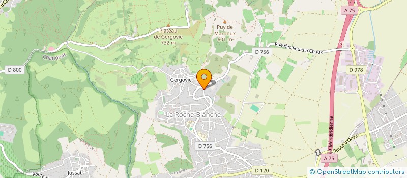 localisation de l'entreprise NEWEVE  LA ROCHE-BLANCHE