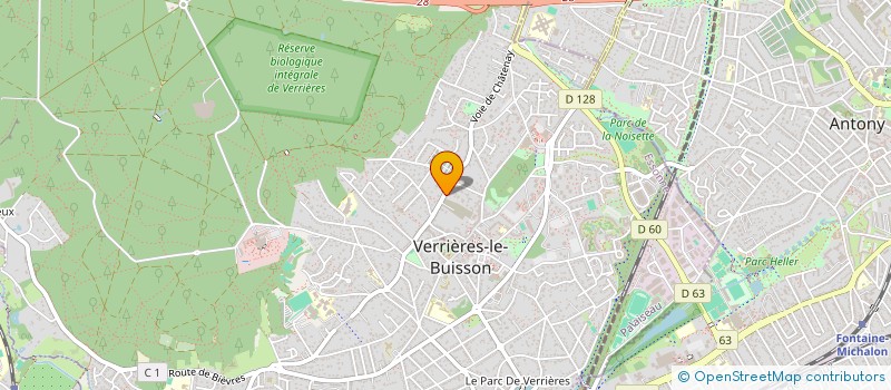 localisation de l'entreprise NEWEVE à VERRIERES-LE-BUISSON
