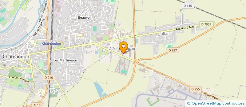 localisation de l'entreprise NEWFORMS AMENAGEMENTS à CHATEAUDUN