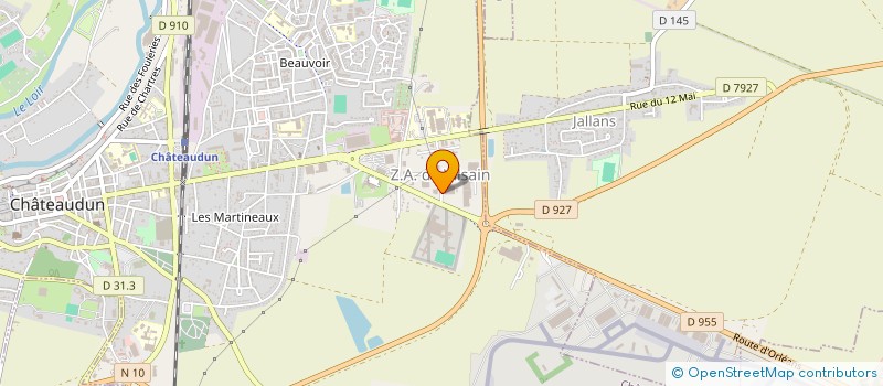 localisation de l'entreprise NEWFORMS OFFICE & SOLUTIONS à CHATEAUDUN