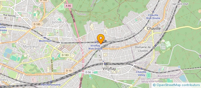 localisation de l'entreprise NEWG  VIROFLAY