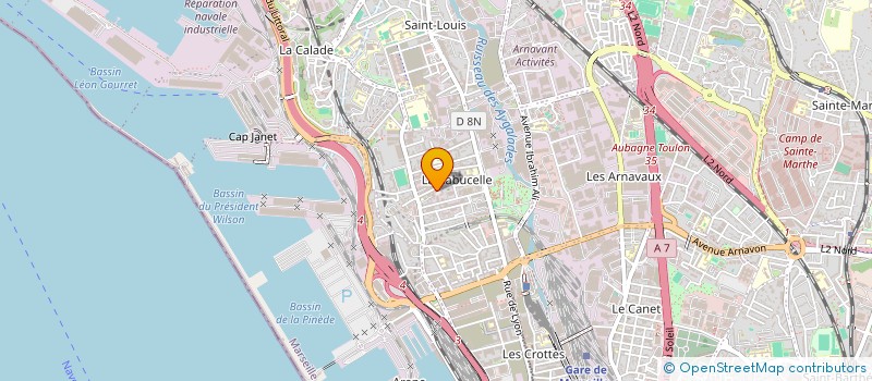 localisation de l'entreprise NEWGLOB à MARSEILLE