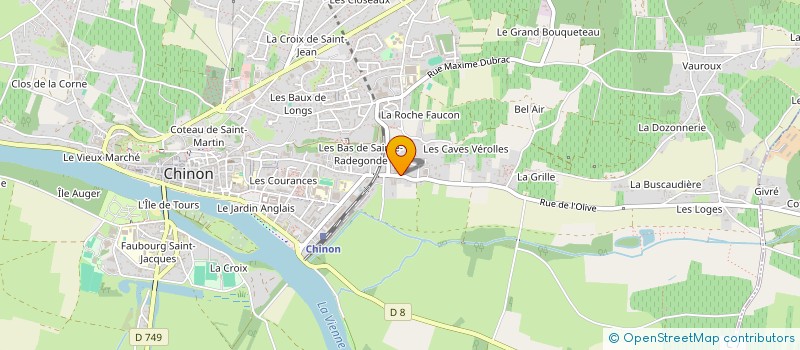 localisation de l'entreprise NEWHOME  CHINON