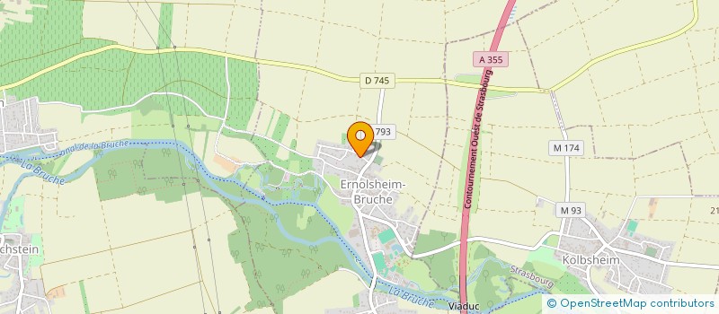 localisation de l'entreprise NEWHOME  ERNOLSHEIM-BRUCHE