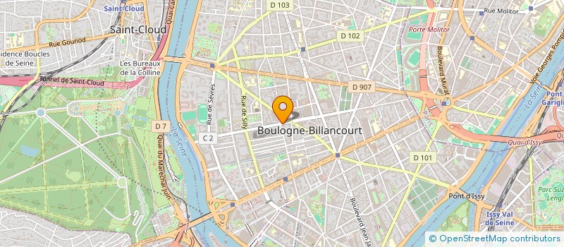 localisation de l'entreprise NEWKER FRANCE à BOULOGNE-BILLANCOURT